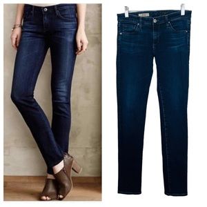 AG Adriano Goldschmied The Stevie Slim Straight Jeans.